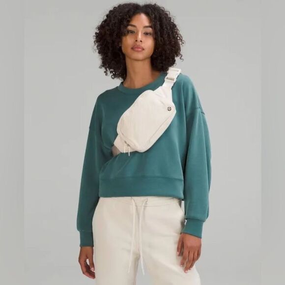 NWT Lululemon Athletica Everywhere Belt Bag Large 2L Opal White Extended Strap - Picture 6 of 9